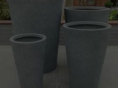 섬유 점토 꽃 심기 냄비 실내 야외 가정 정원용 방수