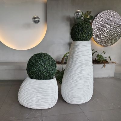 주문 유리섬유 큰 樹脂 GRP 플랜터 박스 정원 내부 및 외부 장식 online manufacture