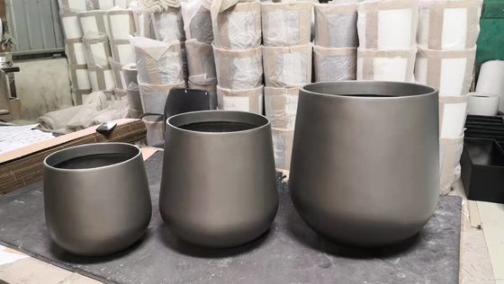 주문 화려 한 반짝이는 작은 정원 樹脂 유리 섬유 꽃 심기 online manufacture