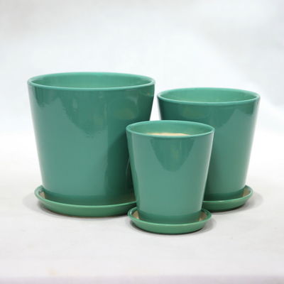 주문 가볍고 화려 한 세라믹 장식 냄비 online manufacture