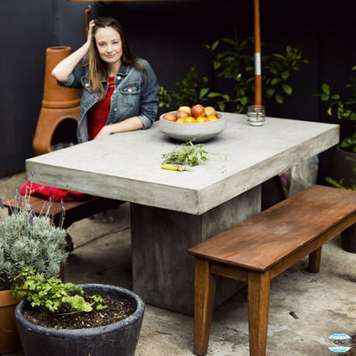 주문 홈 정원 프리미엄 콘크리트 테이블 세트 야외 가구 GRC 가구 테이블 online manufacture