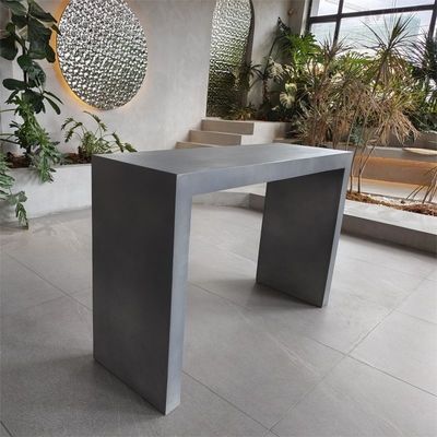 주문 야외 GRC 콘크리트 테이블 의자 벤치 불규칙 모양 정원 가구 세트 online manufacture