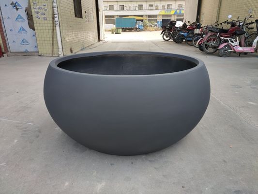주문 호텔 및 정원을위한 부드러운 표면 섬유 점토 꽃 냄비 플랜터 online manufacture