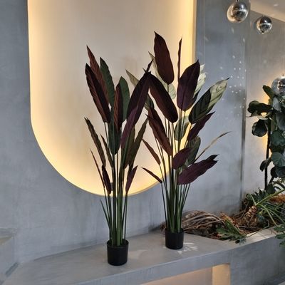 주문 날씨에 견딜 수 있는 현실적인 가짜 팬 팜 나무 online manufacture