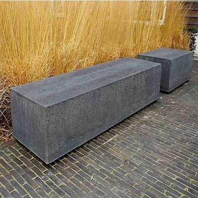 주문 외관 직사각형 / 원형 GRC 콘크리트 patio 테이블은 벤치 좌석과 함께 online manufacture