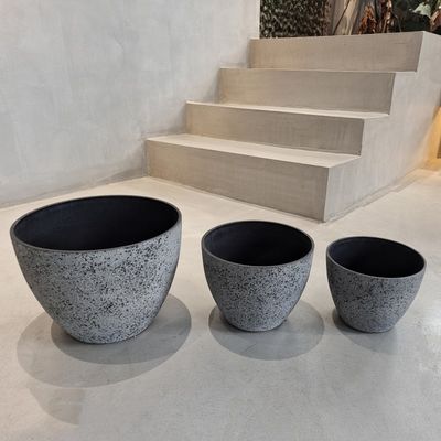 주문 가벼운 플라스틱 꽃 심기 냄비 실내 야외 가정 정원 큰 online manufacture