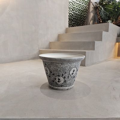 주문 배수 구멍 이 있는 가벼운 실내 야외 플라스틱 식물 냄비 online manufacture