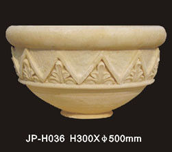 주문 손으로 조각한 모든 날씨 모래 돌 꽃 냄비 사용자 정의 online manufacture