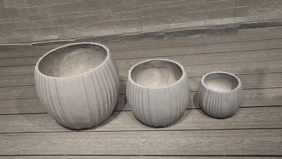 주문 현대 둥근 손으로 조각 한 장식 플랜터 실내 야외 호텔 장식 online manufacture