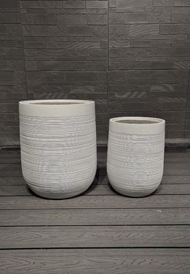 주문 실내 야외 정원용 실내 섬유 점토 식기 online manufacture
