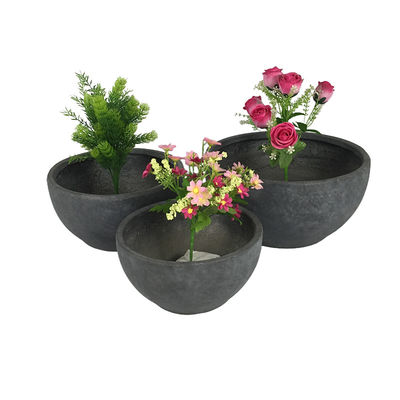 주문 캐릭터 디자인 섬유 점토 식용품 Frost Resistant Flower Planters Pots For Outdoor Decoration (얼굴 장식용 냄비) online manufacture