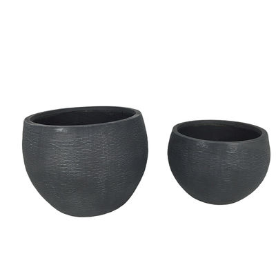 주문 물과 불에 저항 한 섬유 점토 플랜터 online manufacture