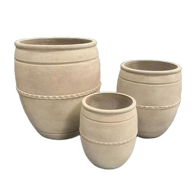 주문 오래 지속 되는 유리 강화 콘크리트 식물 용기 를 사용 하여 야외 식물 들 이 번성 한다 online manufacture