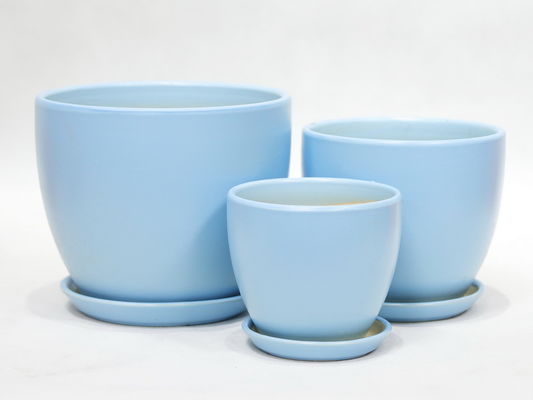 주문 정원 식물 과 수풀 을 위한 단순 세라믹 냄비 online manufacture
