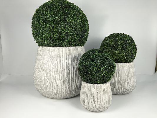 주문 야외 장식 섬유 점토 식물 기기 내구성 있고 세련 된 디자인 online manufacture