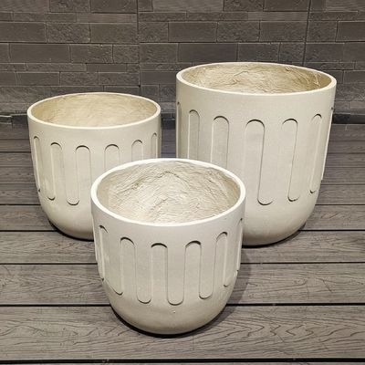 주문 Φ170*H210 섬유 점토 식용 기기 실내 및 실외 공간에 현대적인 추가 online manufacture