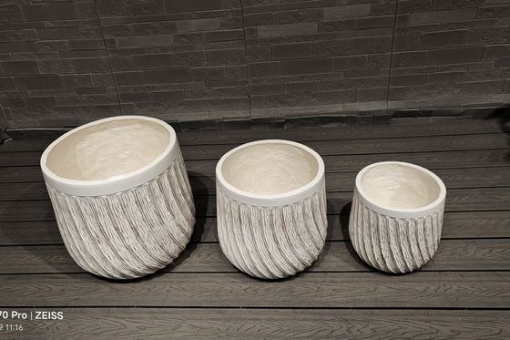 주문 7-8 년 실내 생활 시간 실내 호텔 정원 가정용 섬유 점토 플랜터 online manufacture