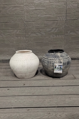 주문 Round Reinforced Clay Planter Durable and Functional for Your Garden Needs online manufacture