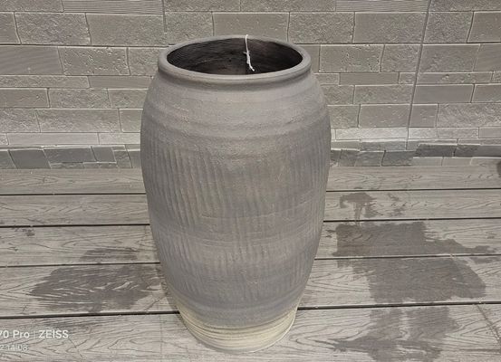 주문 섬유 시멘트 냄비 손 조각 마무리 배수 구멍 고객 요구 사항에 맞춘 online manufacture