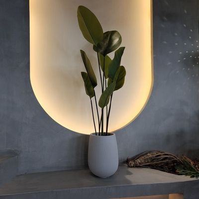 플라스틱 커스터마이즈 된 큰 높은 인공 식물 120cm 다양한 크기의 청소가 쉽습니다