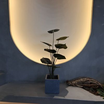 환경 친화적 인 현실적인 플라스틱 인위 식물 인위 실내 식물 90cm