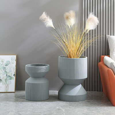 내실 및 야외 식물용 Frost Resistant FFiber Clay Planters